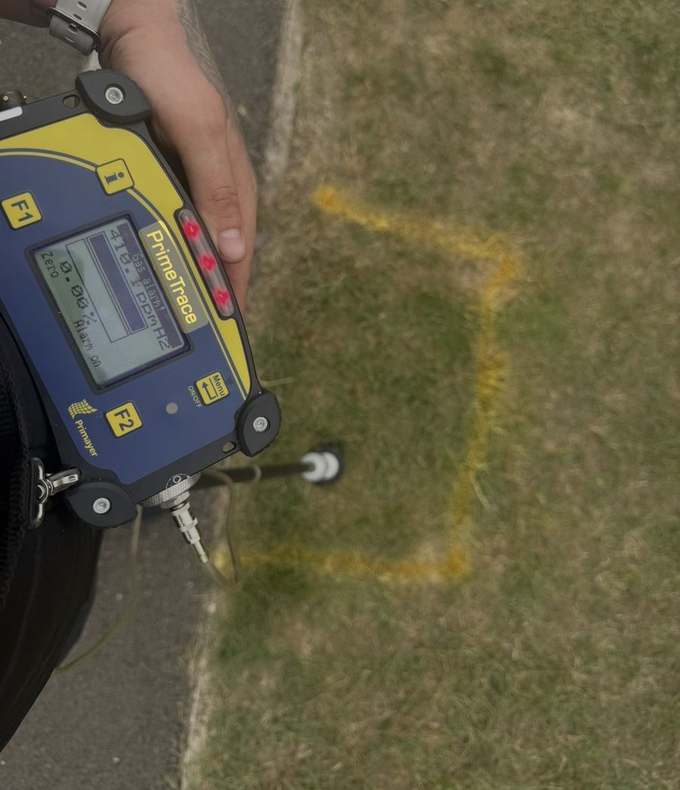 HUBB Group engineer conducting non-destructive leak detection in Essex
